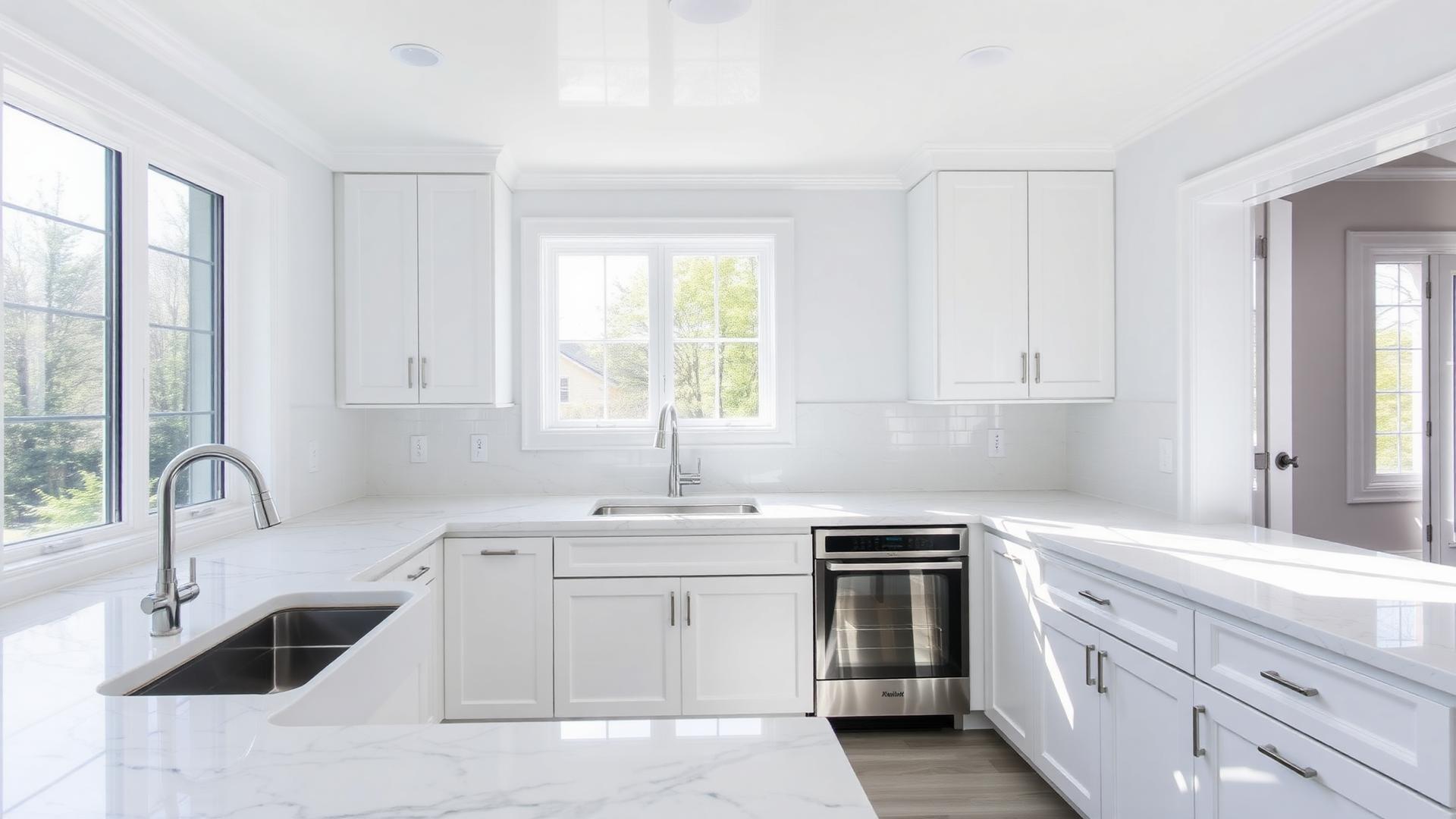 A freshly cleaned kitchen in a Sarasota home